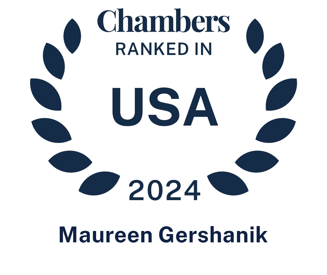 The 2024 Chambers Ranked USA logo for Maureen Gershanik