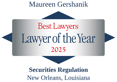 Maureen Gershanik Best Lawyers 2025 Lawyer of the Year badge