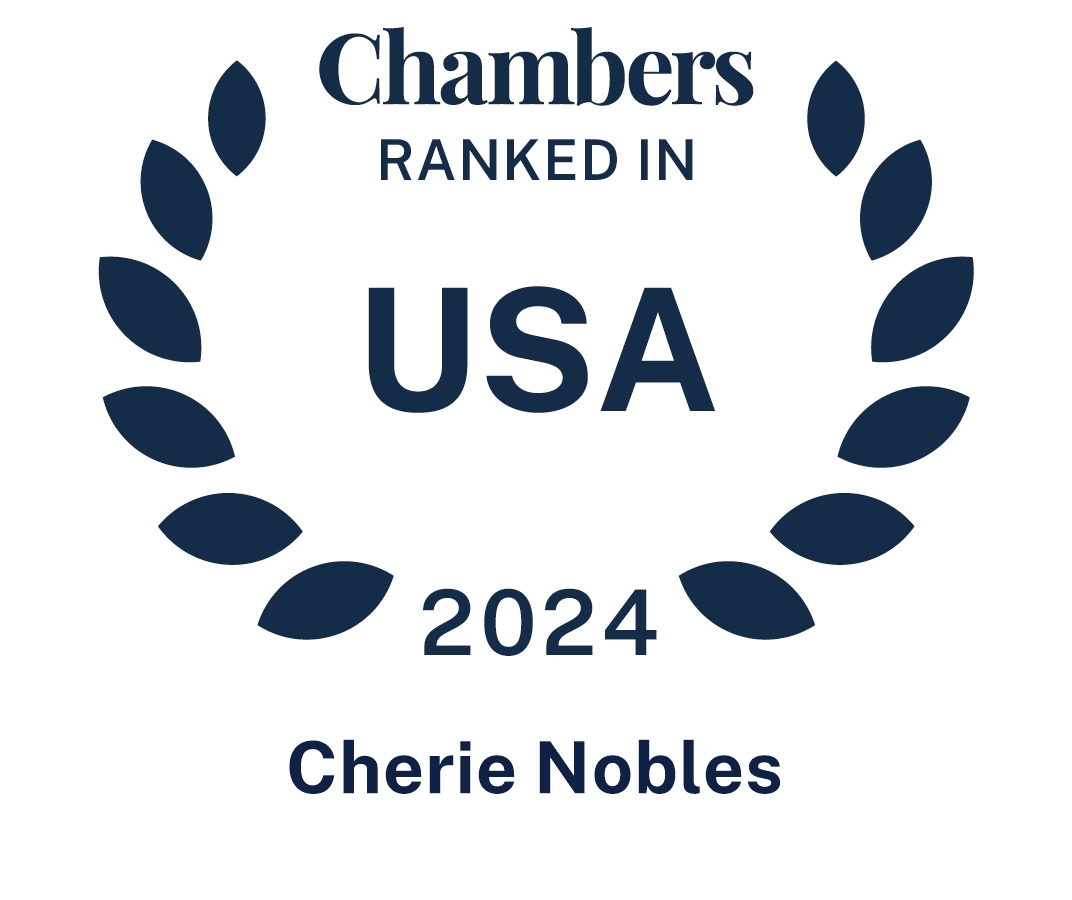 The 2024 Chambers Ranked USA logo for Cherie Nobles