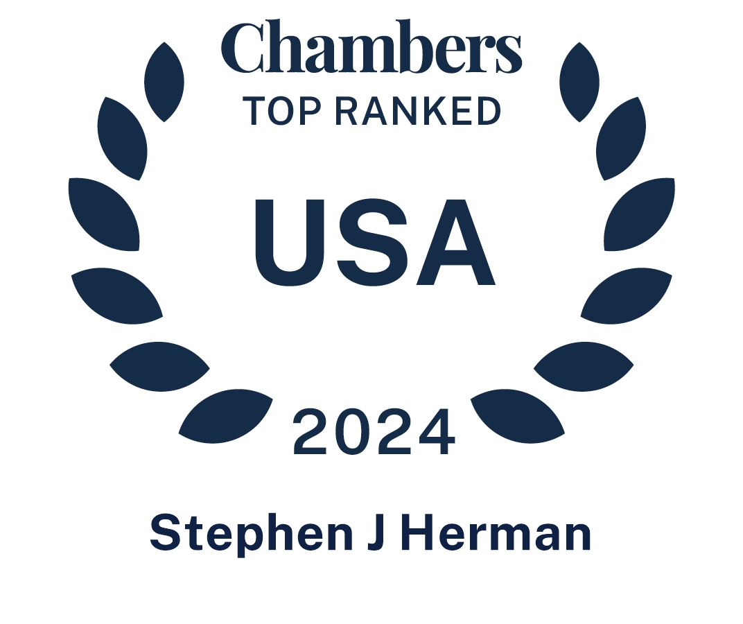 The 2024 Chambers Top Ranked USA logo for Stephen J Herman